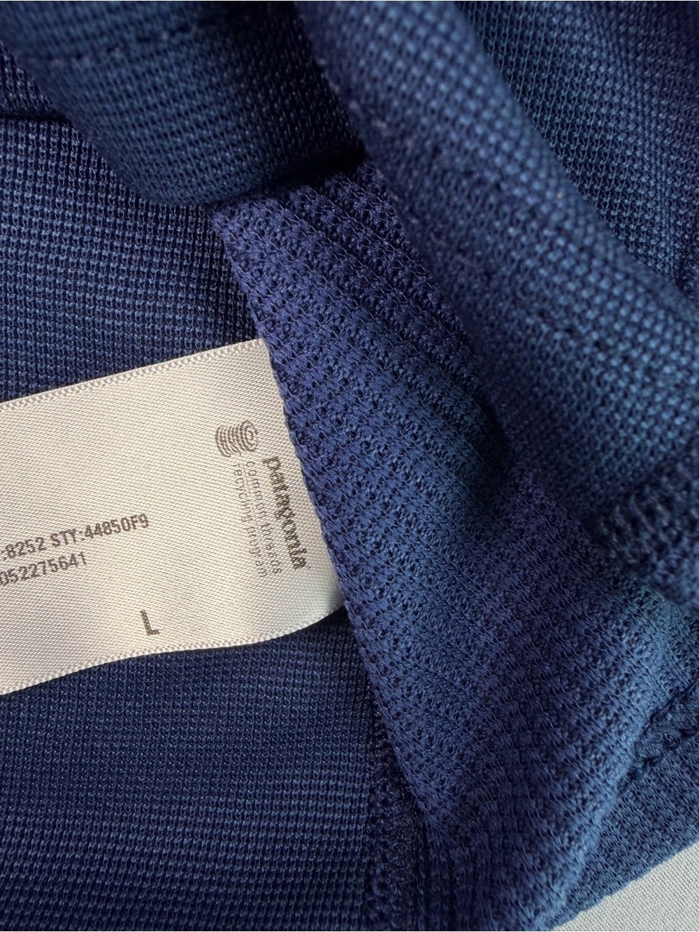 Mens Patagonia Capilene Navy Blue Half-Zip Performance Top Base Layer Large - Picture 4 of 7